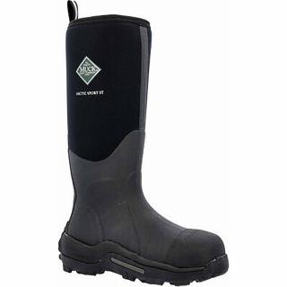 Muck Men's Arctic Sport Tall Rubber Work Boots with Steel Toe